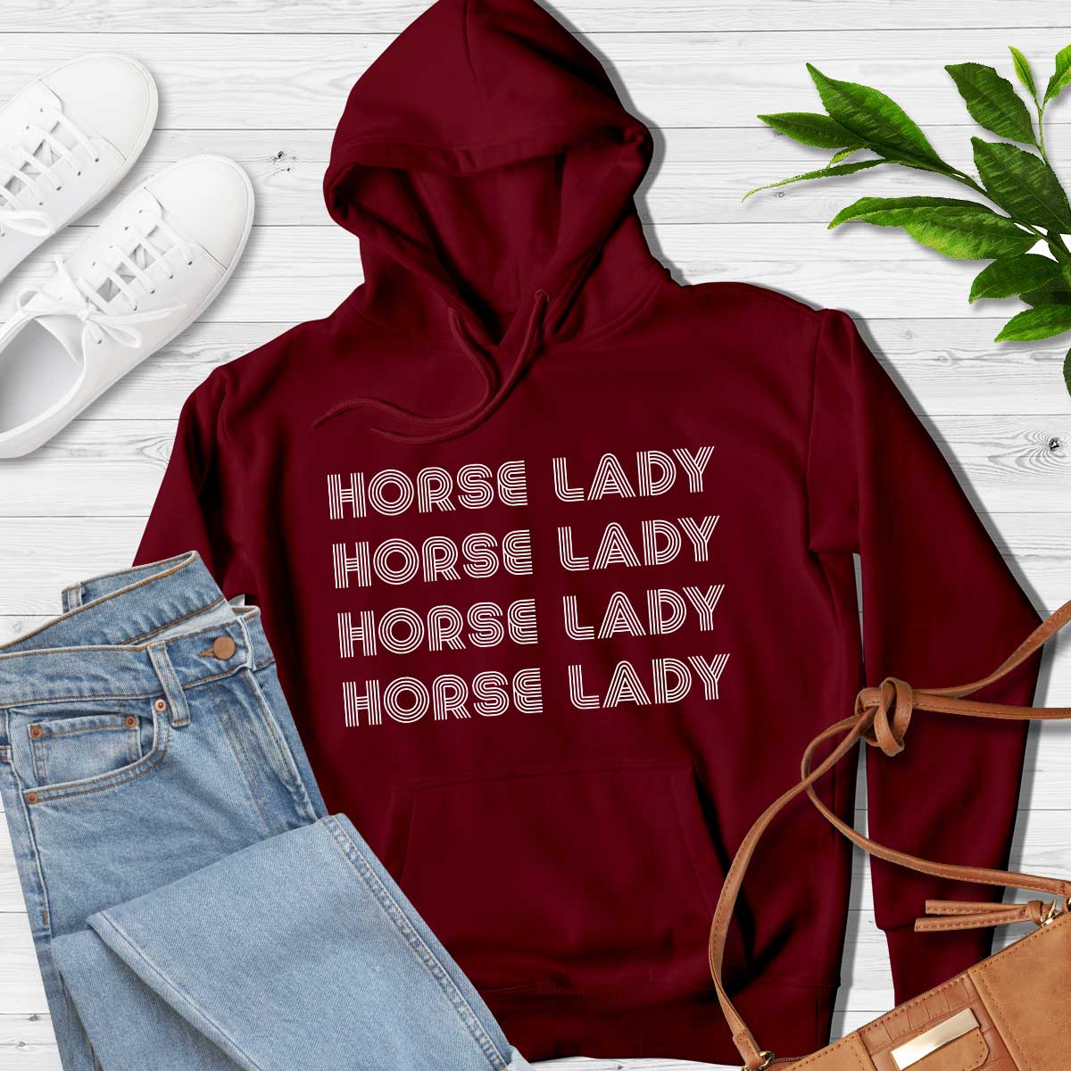 Horse Lady Equestrian Hoodie