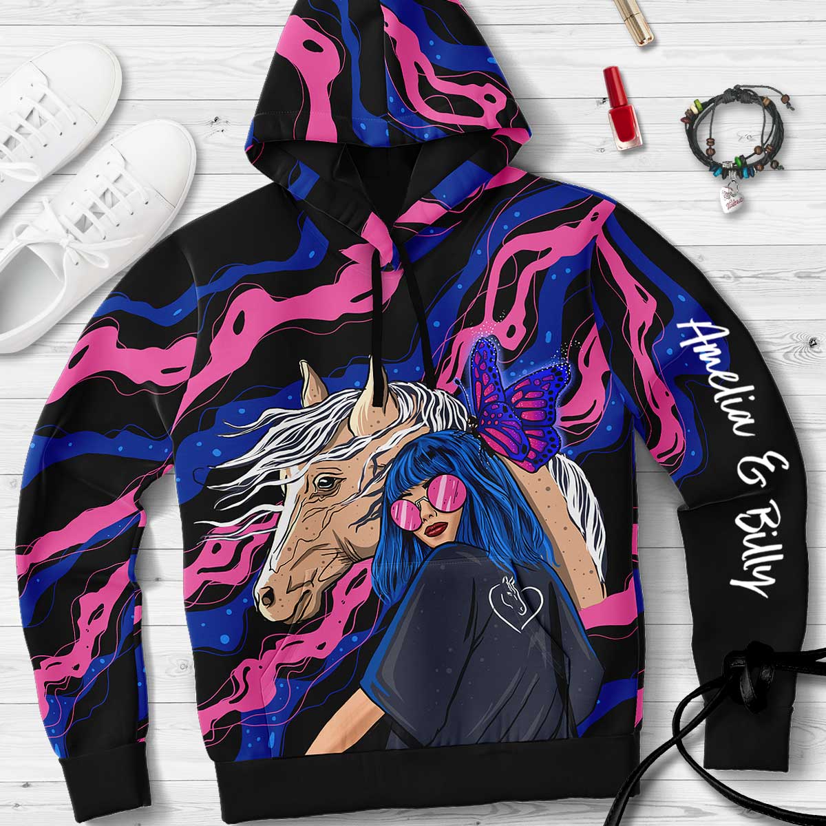 Not Your Typical Girl - Horse Girl Premium Hoodie