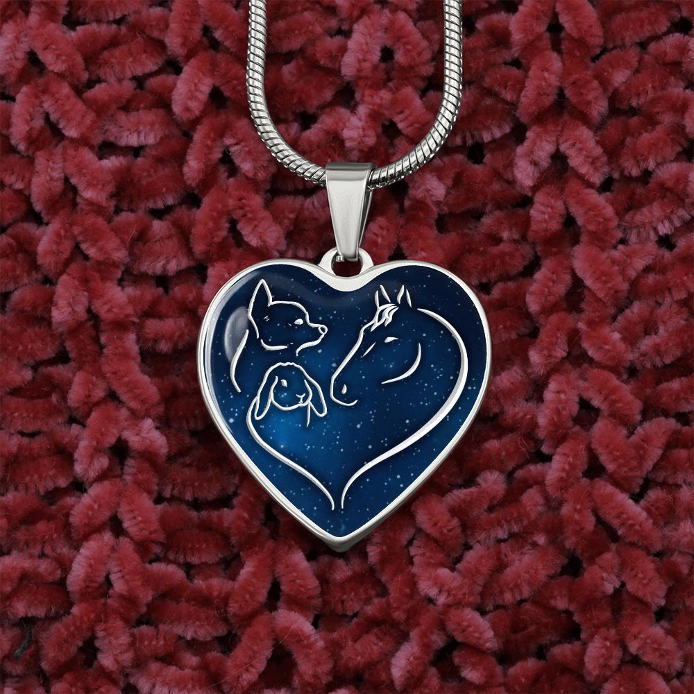 Premium "Horse, Bunny & Dog Lover" Necklace - Galaxy Edition